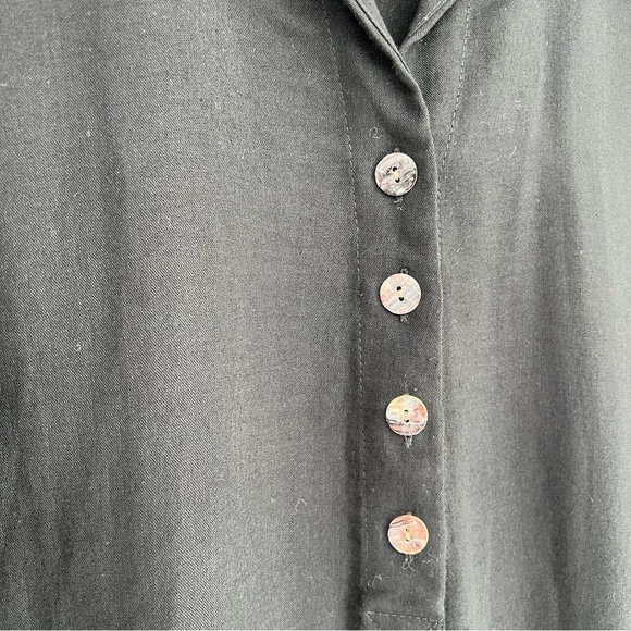 Fridaze Black Linen Tunic XS Luxury Resort wear - Picture 4 of 15